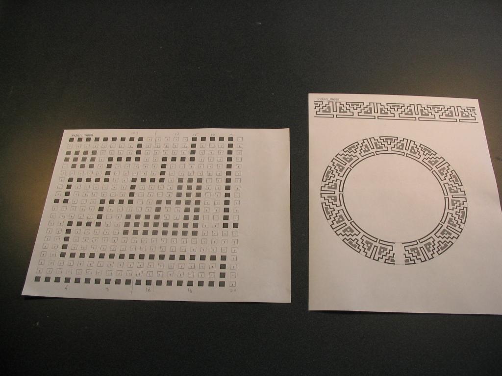 Rosette design and tile map