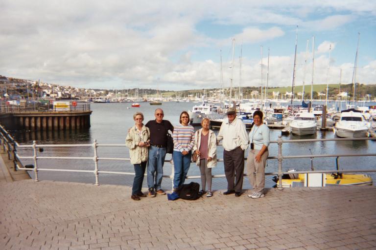 The family at Falmouth