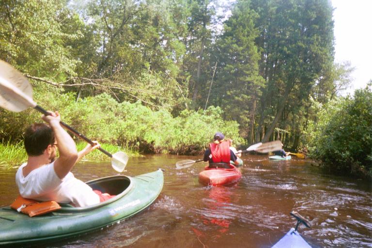 Kayak train...